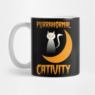 Purranormal Cativity  Gift for a Cat  Lover Mug